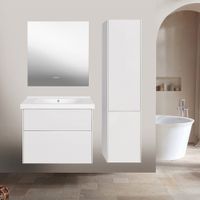 Комплект Гранада 80 "Белый" подвесная под раковину Odensvik 80 111221 — фото 2, Комплекты мебели для ванной