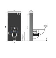 Товар: Модуль - инсталляция G111B из черного стекла Ceruttispa, приставная, для подвесных унитазов - фото 3 Модуль - инсталляция G111B из черного стекла Ceruttispa, приставная, для подвесных унитазов — фото 3, Инсталляции для унитазов