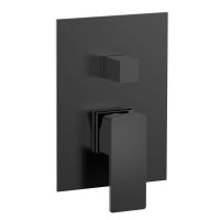 Savona Встраиваемый смеситель на 2 потр. в комплекте с внутр. частью, черный матовый арт-AQM8808MB — фото 1, Встраиваемые смесители для душа