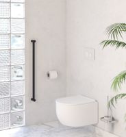 Поручень прямой Поручень Сунержа прямой d 28 мм / L 800 Тёмный титан муар арт-15-3012-0800 — фото 1, Поручни для ванной