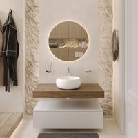 BOND Smart Смеситель однорычажный высокий без донного клапана для накладной раковины арт-B63-2700 — фото 13, Смесители для раковины