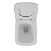 Унитаз подвесной безободковый D&K Quadro , белый арт-DT1516016 — фото 6, Подвесные унитазы