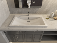 Раковина мебельная и на столешницу Alice 80 арт-4627173210539 — фото 2, Раковины накладные