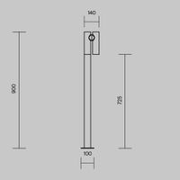 Ландшафтный светильник Outdoor O494FL-L10B3K — фото 10, Уличное освещение