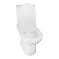 Унитаз-компакт Azario Kano 370х630х800 напольный, безободковый, в комплекте с быстросъемным сиденьем микролифт арт-93590 — фото 2, Напольные унитазы