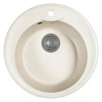 Мойка "Ротанг" 500, белый СМс арт-29.010.B0500.401 — фото 1, Кухонные мойки