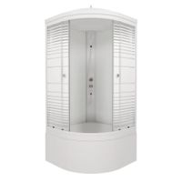 ДК Полосы 90*90 Б (9 мест+сифон D50) арт-Щ0000061836 — фото 9, Душевые кабины