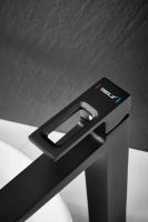 Смеситель для накладной раковины BELZ, черный, арт-B11658-7 — фото 4, Смесители для раковины