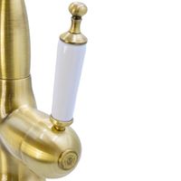 Товар: CUCINA OXFORD См-ль д/кухни моноком., ручка белая/бронза арт-18195 - фото 6 CUCINA OXFORD См-ль д/кухни моноком., ручка белая/бронза арт-18195 — фото 6, Смесители для кухни