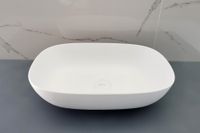 Раковина накладная ABBER Stein белая матовая арт-AS2637 — фото 4, Раковины накладные