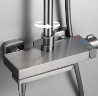 Душевая система BELZ , оружейная сталь арт-B24672-3 — фото 3, Душевые стойки