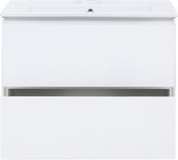 Тумба под раковину Aquanet Милан 85 белый глянец арт-00339967 — фото 4, Тумбы под раковину