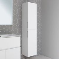 Пенал Aquanet Алвита New 35 белый матовый арт-00277558 — фото 1, Пеналы для ванной комнаты