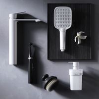 Func, смеситель для умывальника высокий, белый арт-F8F92033 — фото 1, Смесители для раковины