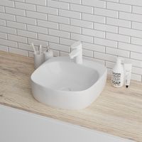 Раковина Grossman (420х415х150) белая,1 место арт-GR-3028 — фото 2, Раковины накладные