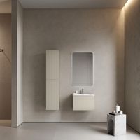 Тумба подвесная SANCOS Snob R 1.0 590х445х406, c одним ящиком оснащенным доводчиками, Beige Soft , арт. арт-SNR1.060CE — фото 5, Тумбы под раковину