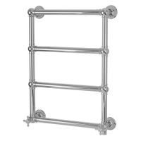 COLOSSEUM Полотенцесушитель электрический, h670/750х480/560 мм. DX(включение справа), хром 20277 — фото 1, Электрические полотенцесушители