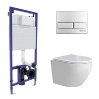 Товар: Комплект BERGES: инсталляция NOVUM кнопка L3 хром глянец, унитаз OKUS Rimless 49 см, сиденье дюропласт микролифт, быстросъём арт-043386 - фото 10 Комплект BERGES: инсталляция NOVUM кнопка L3 хром глянец, унитаз OKUS Rimless 49 см, сиденье дюропласт микролифт, быстросъём арт-043386 — фото 10, Комплекты унитаз + инсталляция