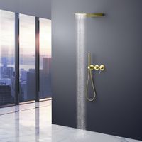 Душевая система встроенная Timo Saona SX-2340/17SM золото матовое — фото 2, Встраиваемые душевые комплекты