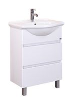 Тумба напольная Onika ЭЛИТА 60.13 белая (106120) арт-106120_60.13 — фото 3, Тумбы под раковину