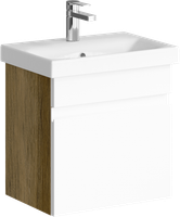 Товар: Подвесная тумба с одним ящиком, цвет дуб балтийский с умывальником SRT0105DB - фото 5 Подвесная тумба с одним ящиком, цвет дуб балтийский с умывальником SRT0105DB — фото 5, Тумбы с раковиной