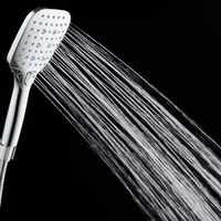 BOND B07-9400 Душевая стойка с термостатом, тропическим душем и смесителем с изливом — фото 6, Душевые стойки