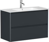 Тумба под раковину Allen Brau Gravity 100 1.370010.AM антрацит матовый — фото 1, Тумбы под раковину