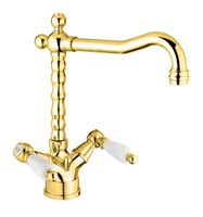 Смеситель для раковины Fiore COLONIALE , золото арт-02OO0625 — фото 1, Смесители для раковины