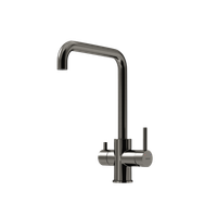 Смеситель для кухни SANCOS Vela с возможностью подключения фильтра для воды, цвет вороненая сталь, арт. арт-SC4013GG — фото 1, Смесители для кухни