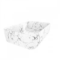 Раковина чаша Maretti UM13NS96-740MR, белый мрамор — фото 1, Раковины накладные