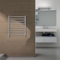 Полотенцесушитель водяной AZARIO PARMA 500/600 8 секций, нижнее/диагональное подключение, 1/2", хром арт-AZ10156S — фото 3, Водяные полотенцесушители