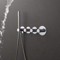 Душевая система встроенная с термостатом Timo Saona SX-2350/00SM хром — фото 4, Встраиваемые душевые комплекты