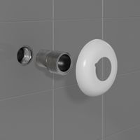 Товар: Эксцентрик с отражателем Отражатель Стилье d 60 с эксцентриком (G 1/2" НР х G 3/4" НР) Матовый белый арт-30100-3400 - фото 1 Эксцентрик с отражателем Отражатель Стилье d 60 с эксцентриком (G 1/2" НР х G 3/4" НР) Матовый белый арт-30100-3400 — фото 1, Комплектующие для полотенцесушителей