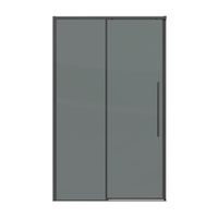 Дверь в нишу Grossman Galaxy (140х195) графит сатин,стекло тонированное,раздвижные, 1 место арт-100.K33.01.140.42.10 — фото 1, Раздвижные душевые двери