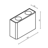 Архитектурная подсветка Outdoor O433WL-L4GF3K — фото 7, Уличное освещение