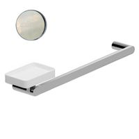 Полотенцедержатель с мыльницей Webert Living , никель арт-LV501601345 — фото 1, Мыльницы