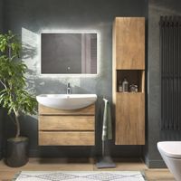 Тумба под раковину VIGO Wing 60 подвесная дуб золотой (tp.WIN.BAL.60.2Y дуб золотой) — фото 5, Тумбы под раковину