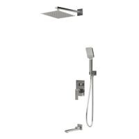 Душевая система скрытого монтажа Grossman Style хром глянцевый,1 место арт-501.K35.05.100 — фото 1, Встраиваемые душевые комплекты