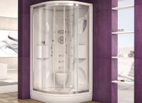 MELBA M3 - 100x100 - WHITE - TRANSPARENT арт-932580 — фото 1, Душевые кабины