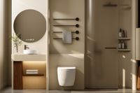 Товар: Унитаз ABBER Bequem AC1100TMW подвесной белый матовый, безободковый, смыв торнадо - фото 15 Унитаз ABBER Bequem AC1100TMW подвесной белый матовый, безободковый, смыв торнадо — фото 15, Подвесные унитазы