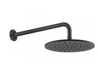 Верхний душ, Gessi, Inciso, тип установки-настенный, ширина, мм-300, глубина, мм-539, высота, мм-168, форма-круглая, держатель-есть, размер держателя-389, цвет-Aged Bronze, душевая головка,мм-300*300*12, шарнирная на 1/2” арт-58248.187 — фото 2, Верхние души