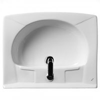 ПИЛОТ Умывальник 50/60 см. над стир.машиной, хр.кольцо, САНТЕК арт-1WH110569 — фото 7, Раковины подвесные