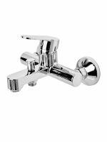 OneLife Полимерный смеситель для ванны с душ.гарнитуром, хром арт-P07-611cr — фото 2, Смеситель для ванны