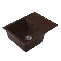 Мойка "Липси" 650, брауни арт-20.125.C0650.206 — фото 1, Кухонные мойки