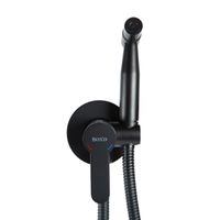 BOND Smart Смеситель для гигиенического душа с внутренней частью, однорычажный черный матовый арт-B63-1188 — фото 3, Гигиенические души