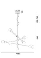 Подвесной светильник Freya арт-FR5043PL-06BS — фото 3, Подвесные светильники