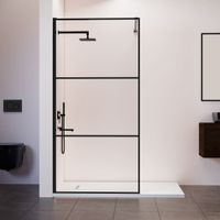 Душевая перегородка RGW WA-09B 1200, профиль черный, арт-06100912-14 — фото 3, Душевые перегородки