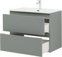 Тумба с раковиной Aquanet Джейн 80 цв.мисти грин (раковина Flat) 00332534 — фото 10, Тумбы с раковиной