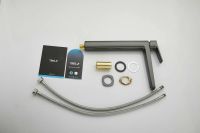 Смеситель для накладной раковины BELZ, оружейная сталь, арт-B11715-3 — фото 7, Смесители для раковины