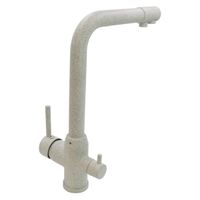 MILANO Смеситель д/кухни совмещенный с краном для питьевой воды, серый камень арт-32659 — фото 5, Смесители для кухни